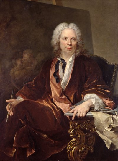 Portrait de Louis Galloche (1670-1761) 1734 - Louis Tocqué